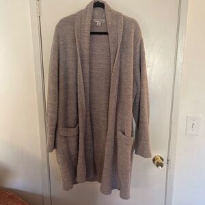 Barefoot Dreams cozy chic gray cardigan xl